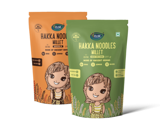 Millet Hakka Noodles Flavours By Helse Foods Millet Hakka Noodles Flavours - Masala and Green Thai Curry by Helse Foods