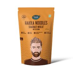 Millet Masala Hakka Noodles 195g in orange colour packaging